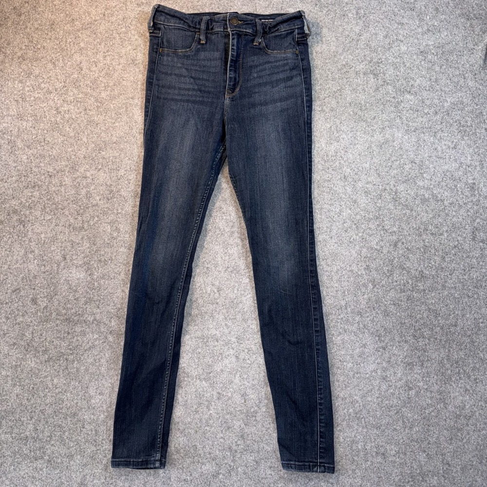 Hollister High-Rise Jean Legging 5R Dark Wash Advanced Stretch Denim‎